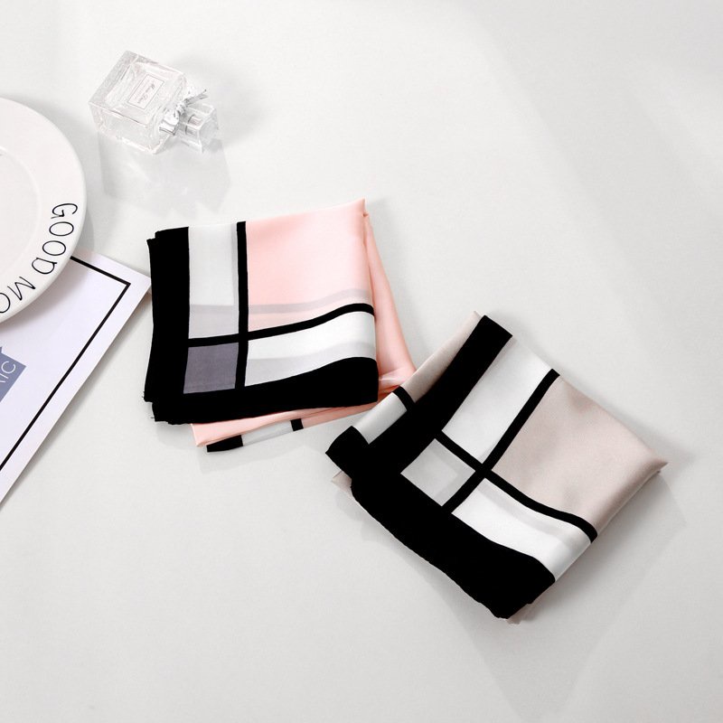 Khăn Turban lụa Cột Tóc Nơ Quàng Cổ đa phong cách Hàn Quốc KC09-1
