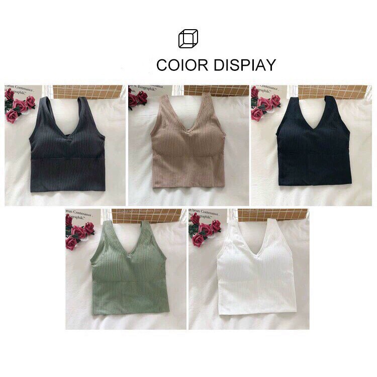 (giá sỉ) ÁO BRA TĂM DÁNG DÀI CHẤT COTTON CO DÃN ÔM DÁNG CỰC ĐẸP MÃ V90