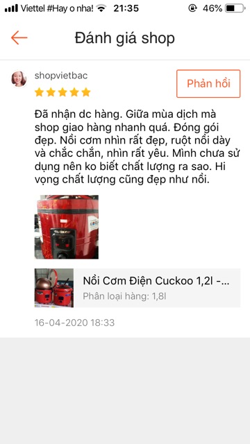 [Mã ELHADEV giảm 4% đơn 300K] [BH 12 Tháng Lỗi Đổi] Nồi Cơm Điện Cuckoo 1,2L -2L Lòng Gang Siêu Dày Nấu Cơm Ngon