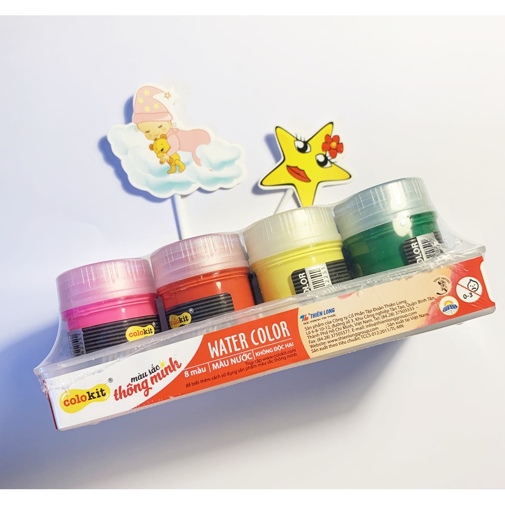 Màu nước 8 màu Colokit WACO-03