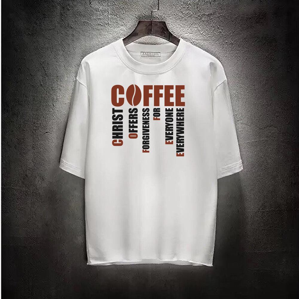 ÁO THUN TAY LỠ THỜI TRANG CHRIST COFFE PHONG CÁCH HÀN QUỐC AOMI