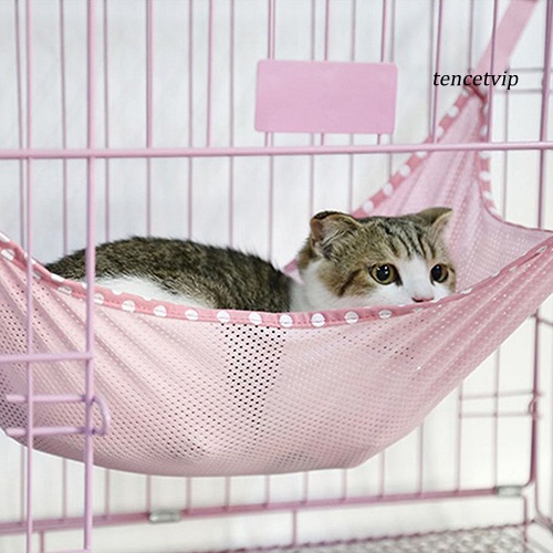Võng Treo Bằng Vải Lưới Thoáng Khí Có Móc Khóa Cho Thú Cưng