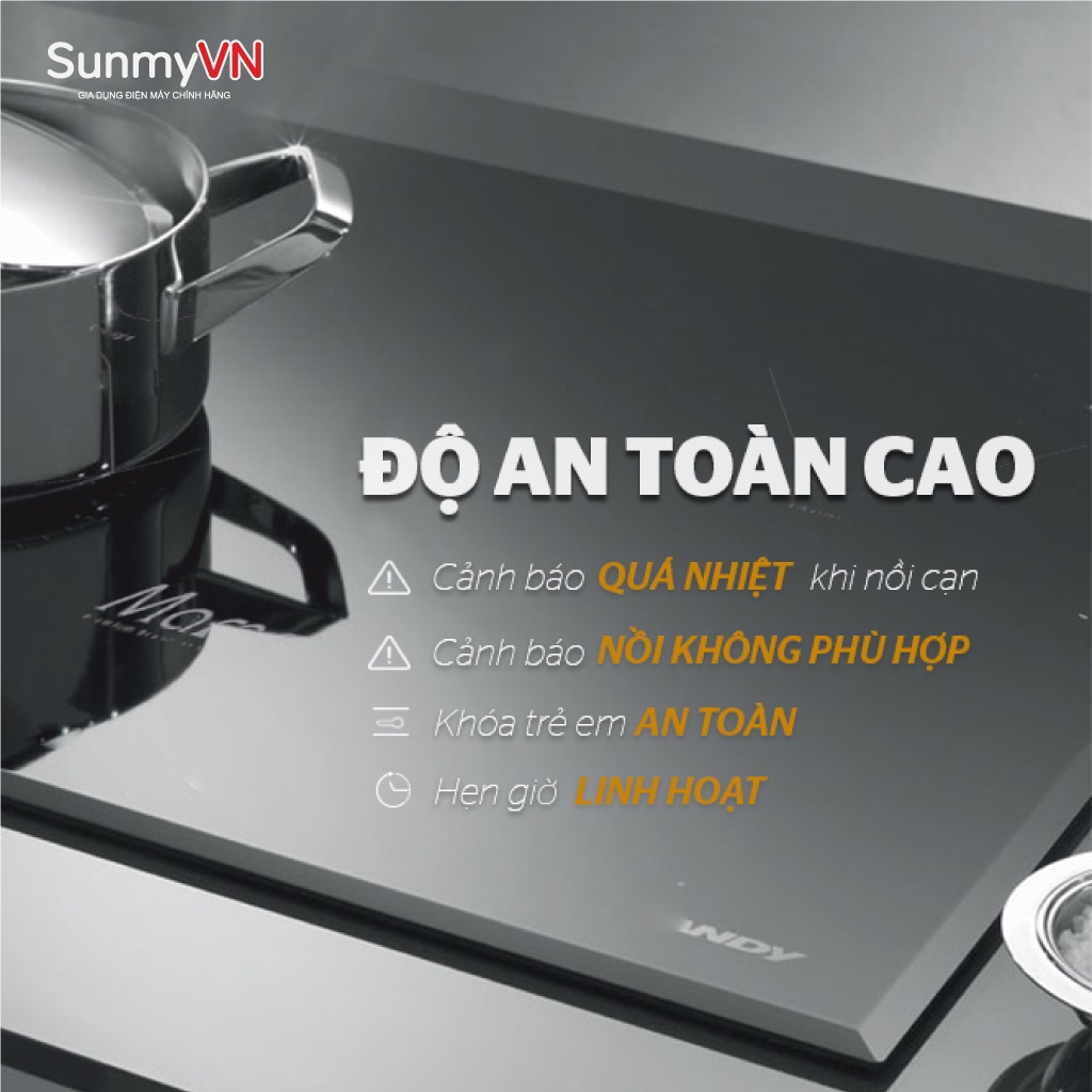 Bếp từ hồng ngoại lắp âm Sunhouse Mama MMB9200MIX- Bảo hành chính hãng