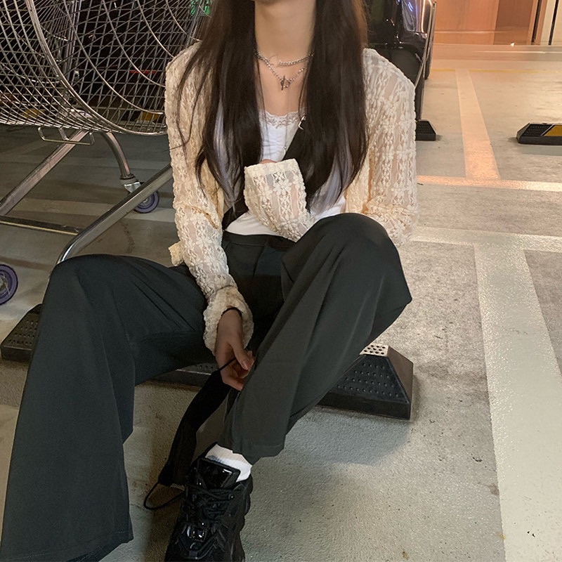 Áo Khoác Ren Mỏng khoác Ngoài Nhẹ Nhàng