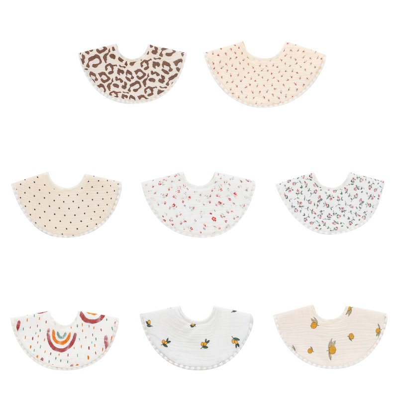 Phụ Kiện Chuyên Dụng Cho Xe Hơi Có Thể Xoay 360 Độ Tiện Lợi° Yếm Ăn Cotton 6 Lớp Mềm Mại Dành Cho Bé