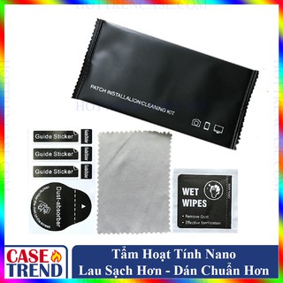 Bộ khăn lau màn hình và hỗ trợ dán cường lực chuyên dụng