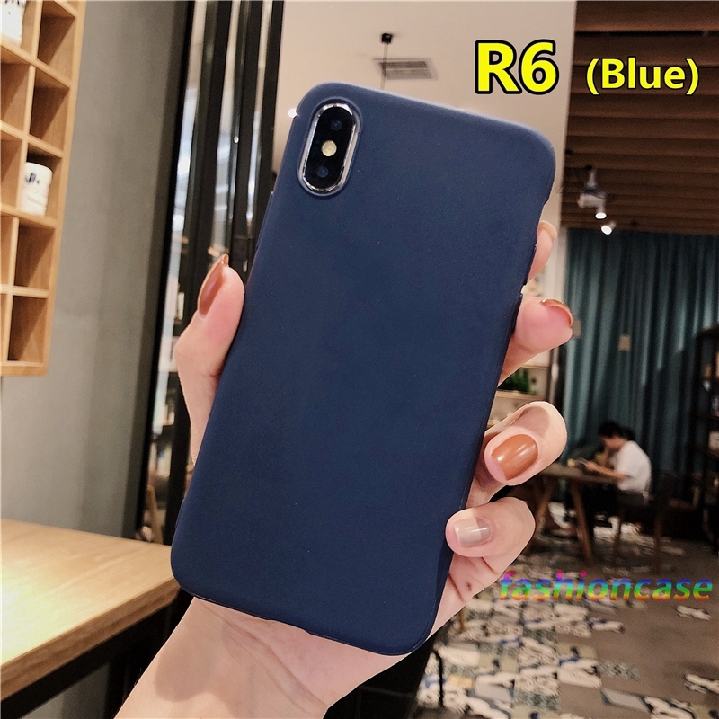 Ốp lưng silicone mềm màu sắc kẹo ngọt đơn giản cho OPPO A5S A92 Reno 2F A12 Reno 4 F9 A5 2020 A3S A31 A33 2020 A53 2020 A9 2020 A1K A91 Reno 3 F7 F5 A12E A7 A52 A11K A11 A12S F5 Yoouth F9 PRO A32 A53S