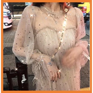 [Sẵn Hàng]♥️Đầm,Váy Công Chúa BlingBling Ngàn Sao(ảnh thật)4 Màu Fzsize