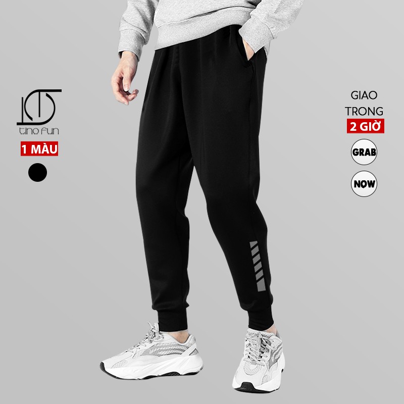 Quần thể thao nam TinoFun ✔️FREESHIP✔️ mã TT58 chất nỉ thể dục kiểu bó ống Hàn Quốc đẹp ống dài