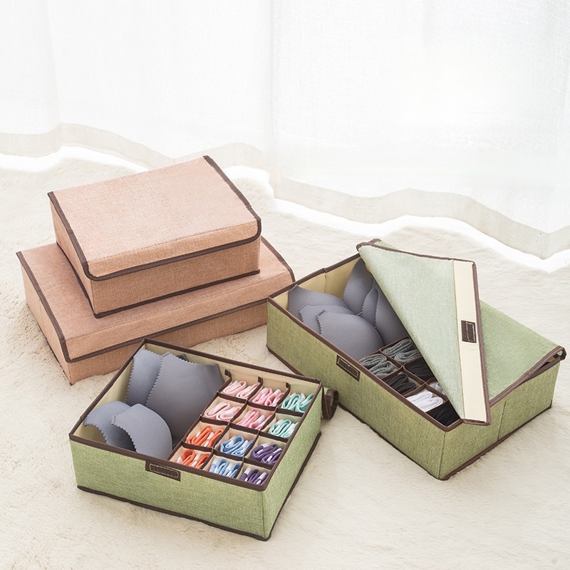 HỘP ĐỰNG ĐỒ LÓT XUCHIENG CÓ NẮP ĐẬY TIỆN LỢI GỌN GÀNG