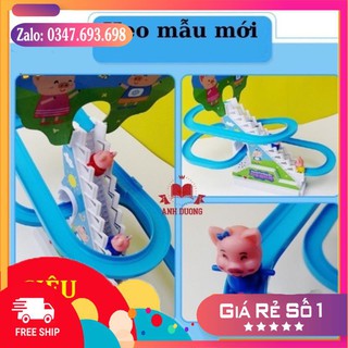Đồ chơi heo leo cầu  thang