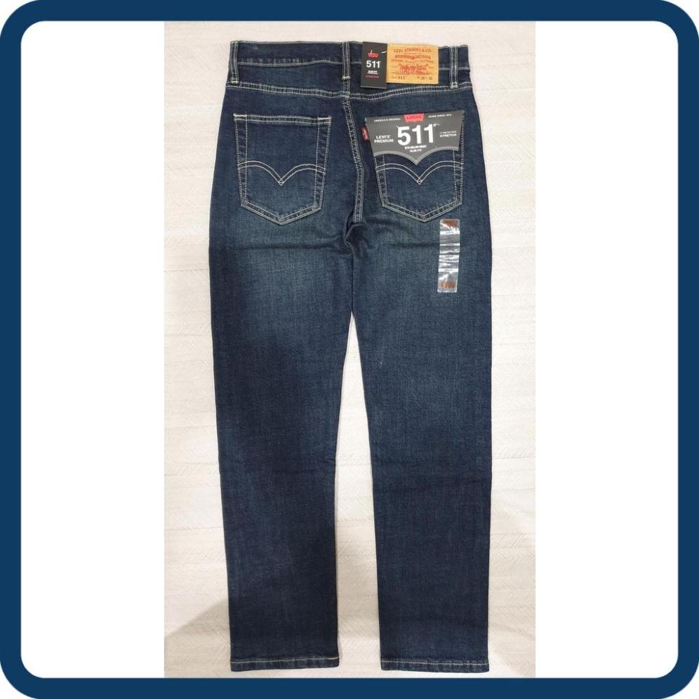 SALE GIÁ VỐN Quần Jean Nam Đẹp LE511 Vải Không Phai Co Giãn Xanh Rêu dáng Slimfit