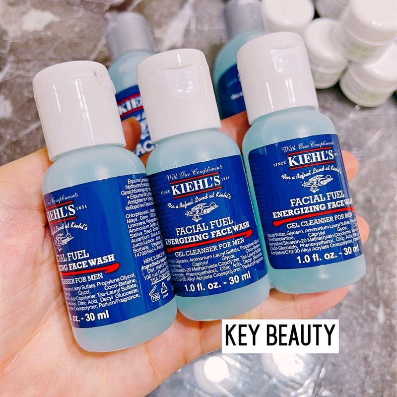Sữa rửa mặt dành cho nam Kiehl's Facial Fuel Energizing Face Wash