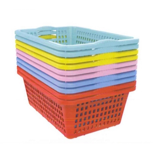 Rổ nhựa chữ nhật Duy Tân 2T7 ( Ngang 40 x Rộng 27 x Sâu 15 cm ) nhiều màu đựng đồ đa năng tiện ích