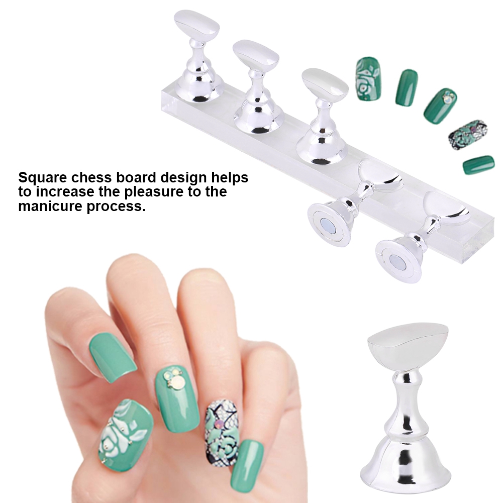 [Hàng mới về] Set 5 giá đỡ trưng bày móng tay giả độc đáo