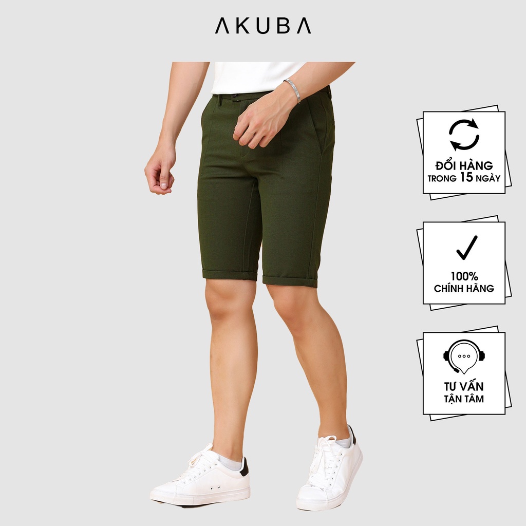 Quần Short Nam Kaki Cao Cấp Akuba | 306-1