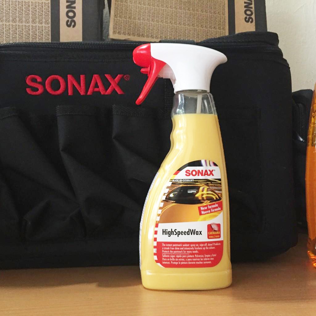 SONAX - Nhũ Làm Sạch, Bóng Và Bảo Vệ Mọi Bề Mặt Sơn (Sonax High Speed Wax 500ml) [Hàng Đức Chính Hãng]