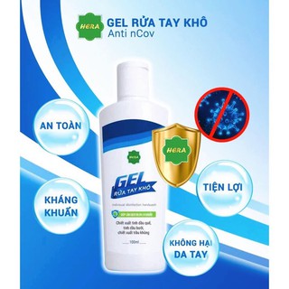 Gel Rửa tay khô Hera có giấy chứng nhận diệt vi khuẩn