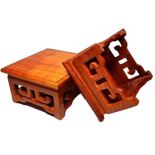 Nhất sơn vuông - đế bát hương - kỷ vuông gỗ hương