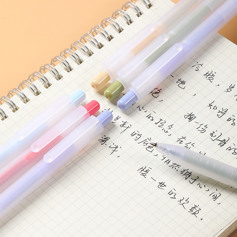 Bút Mực Gel Nhám Ngòi 0.5mm Cho Trường Học/Văn Phòng