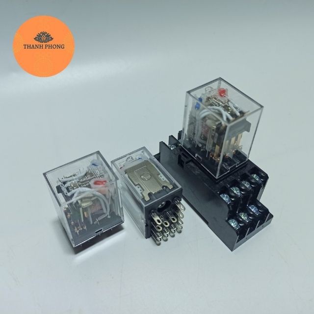 Rơ Le Trung Gian 8 Chân 14 Chân Relay MY4N LY2N 220V 24VDC