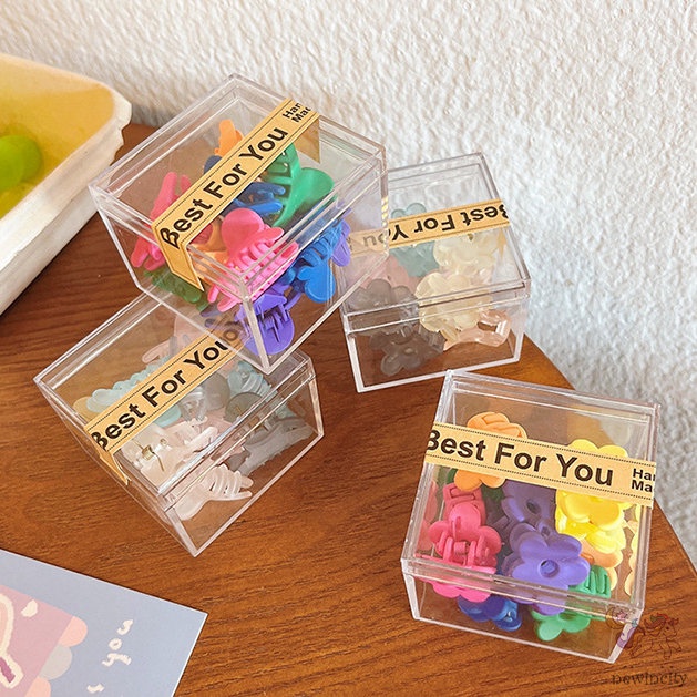 Set 12 Kẹp Tóc Càng Cua Xinh Xắn Phong Cách Hàn Quốc Cho Bé Gái