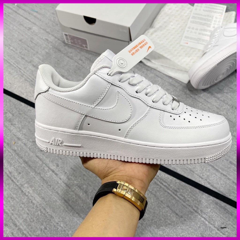 Giày _Nike Air Force 1, giày AF1 trắng đế Air bản cao cấp full box bill phụ kiện. Giày thể thao nam nữ Giày _Nike AF1.