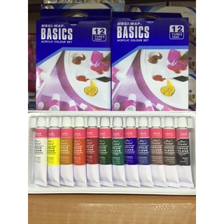 Set bột vẽ Basics EcorFin hoa làm móng nail