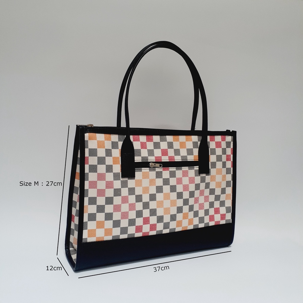 Túi xách da tote ,đựng được laptop ,tập A3,A4 (có dây đeo chéo)