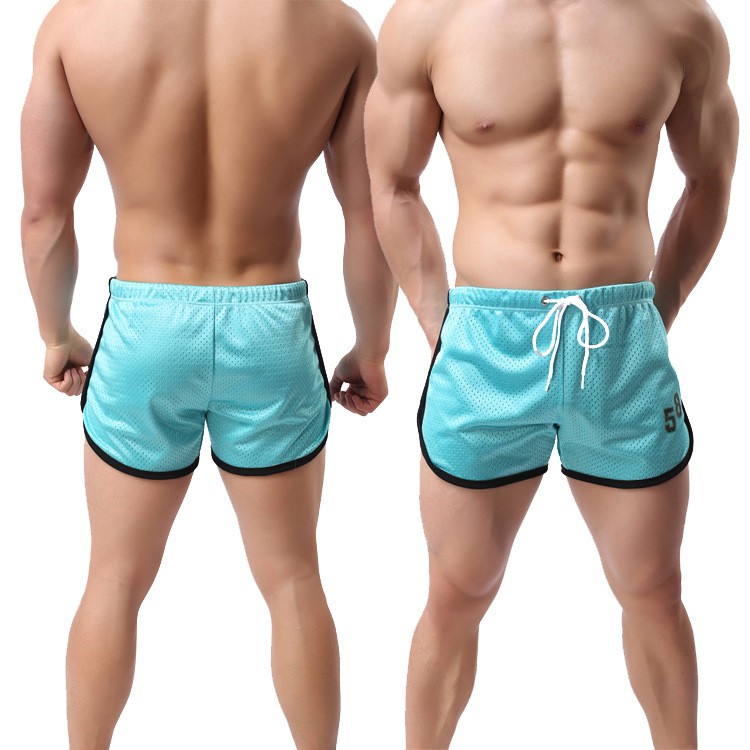 Quần short thể thao nam 2 lớp không xuyên thấu 3 trong 1 - Gym - Bơi-Ngủ