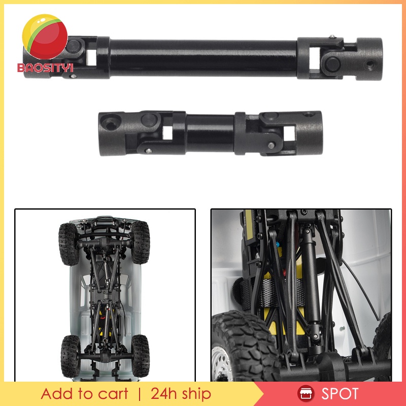 Bộ 2 Trục Truyền Động Trước / Sau Bằng Kim Loại Cho Mô Hình Xe Điều Khiển Từ Xa Axial SCX24 90081 1 / 24