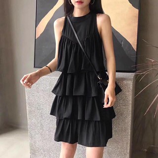 (Bỏ sỉ)Đầm suông tầng sát nách siêu cute MÃ 1P12056260 (2 màu)