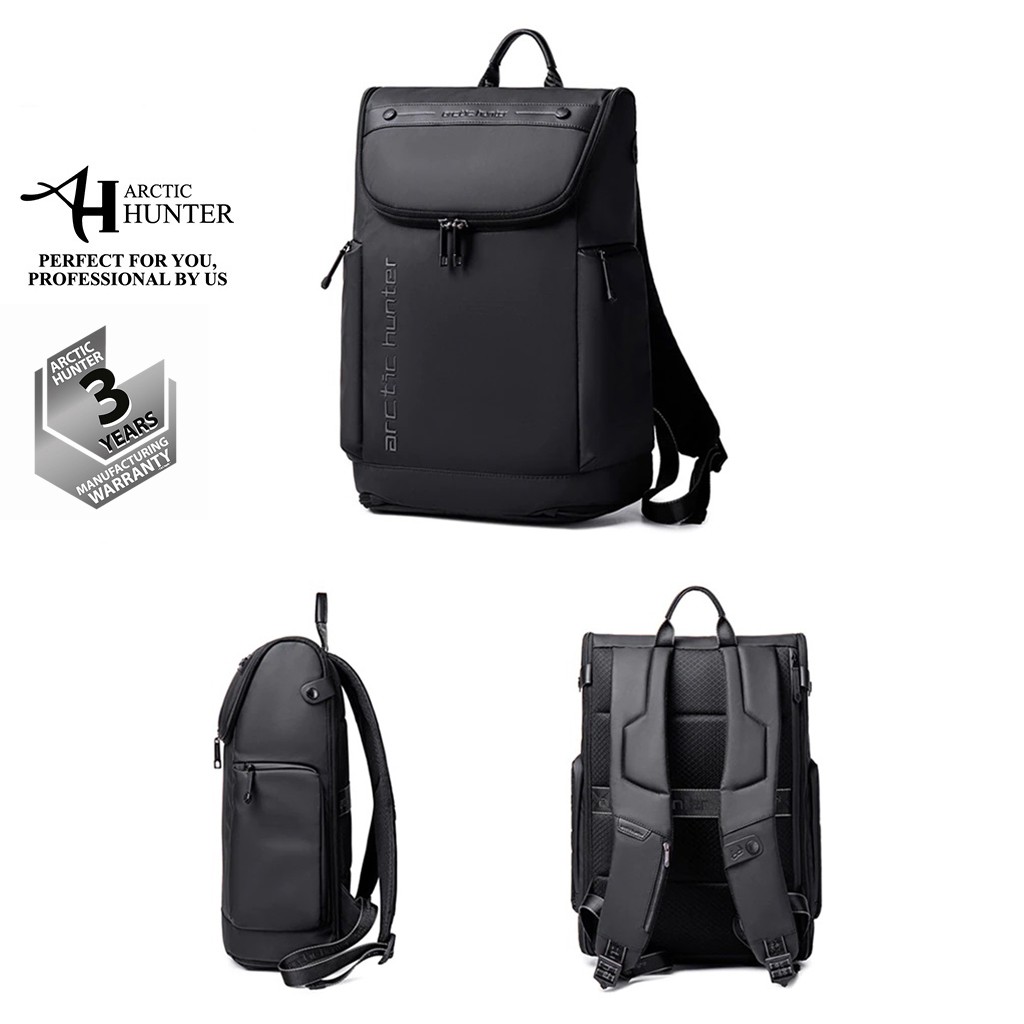 Balo du lịch Arctic Hunter chất liệu Oxford chống nước, có cổng USB - B00465