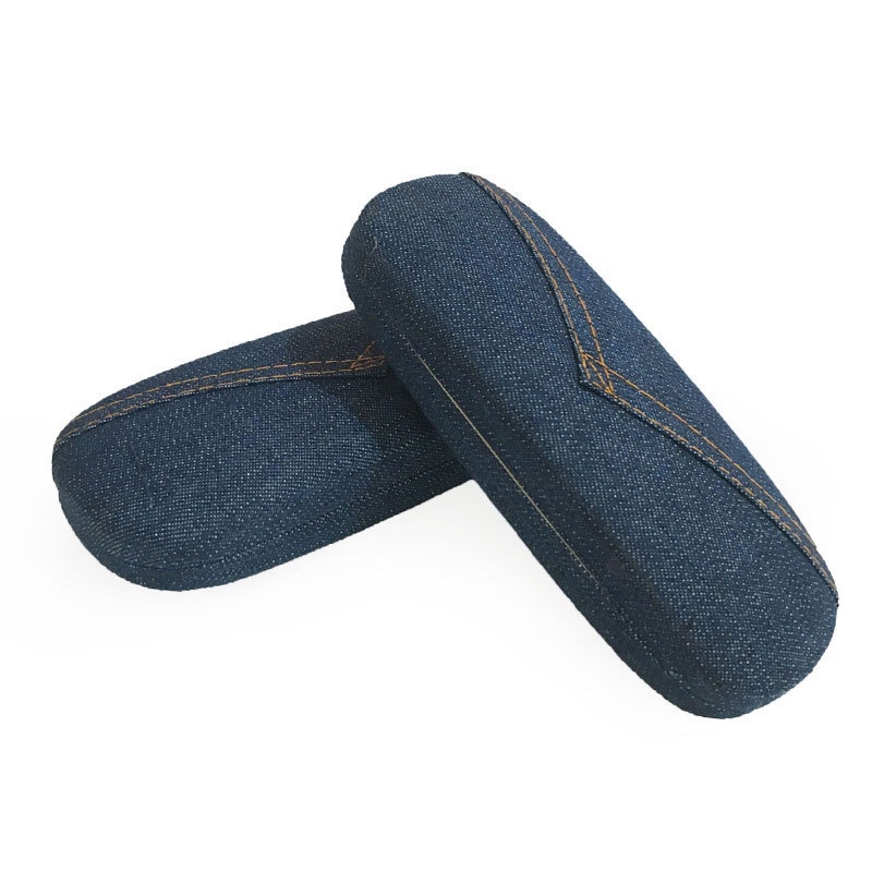 Hộp Đựng Kính Chất Liệu denim Thời Trang Phong Cách Hàn Quốc