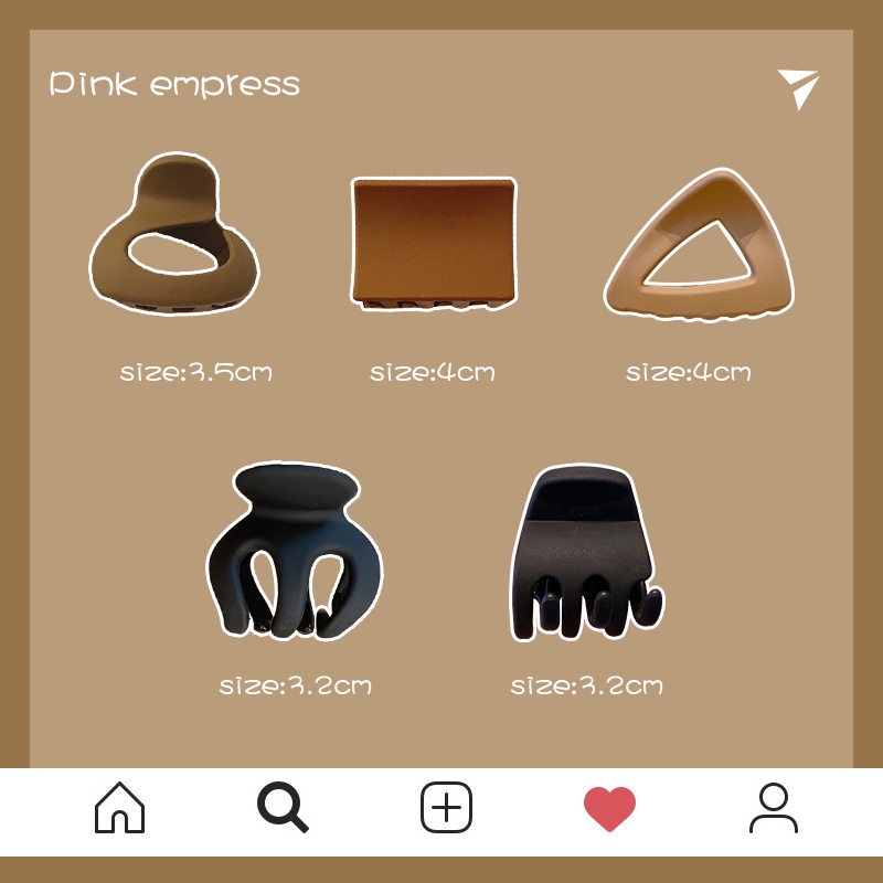 Kẹp Tóc Thiết Kế Nhỏ Nhắn Xinh Xắn Thời Trang Theo Phong Cách Hàn Quốc Cho Nữ