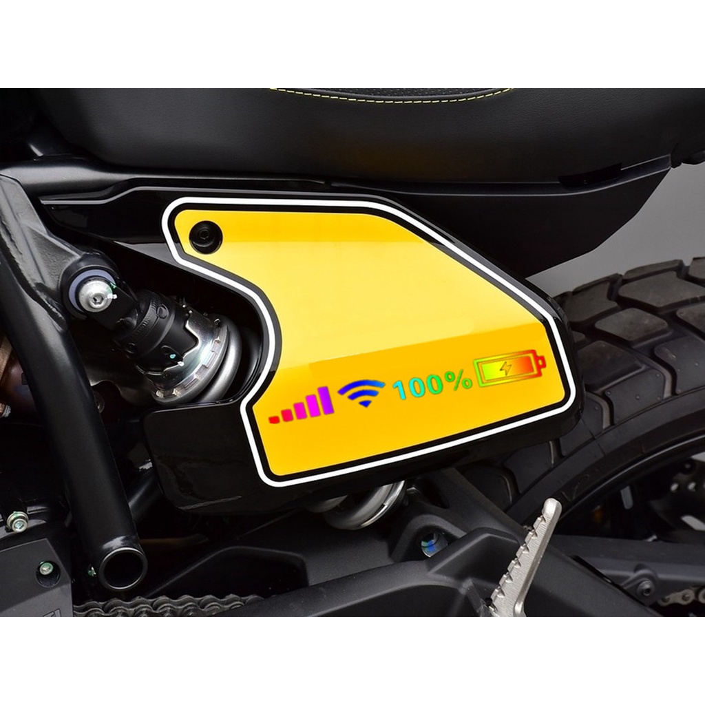 Nhãn Dán Trang Trí Xe Hơi/Xe Máy Màu Laser Thiết Kế Độc Đáo