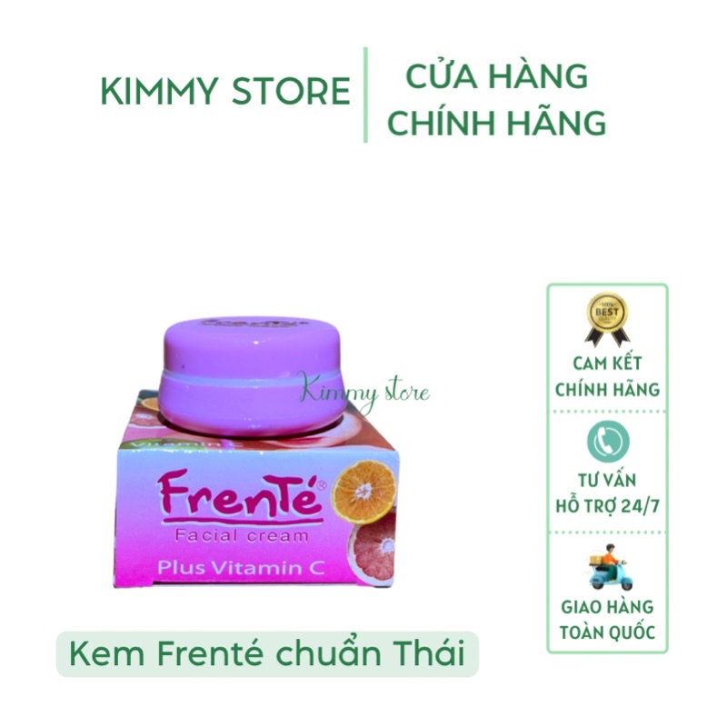 01 hộp kem trắng da Frente thái trái cây 5g