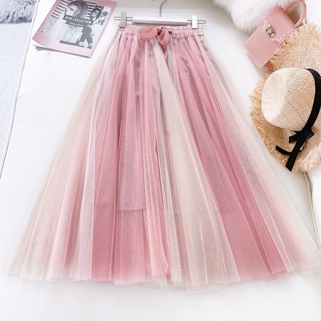 Chân váy lưới tutu phối màu Mới | BigBuy360 - bigbuy360.vn