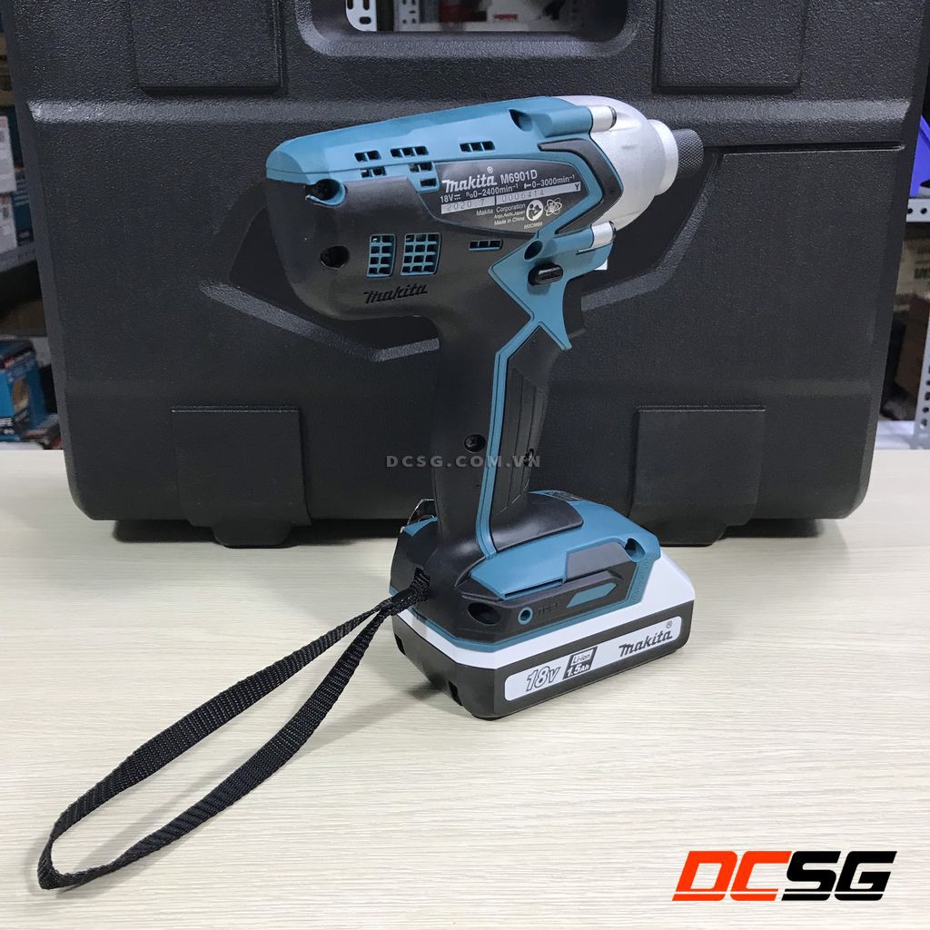 Máy vặn vít dùng pin 18V Makita M6901DWEB (dòng pin tiết kiệm) | DCSG