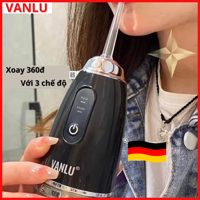 Máy Tăm Nước Optismile Vanlu bảo vệ răng miệng chống nhiễm khuẩn