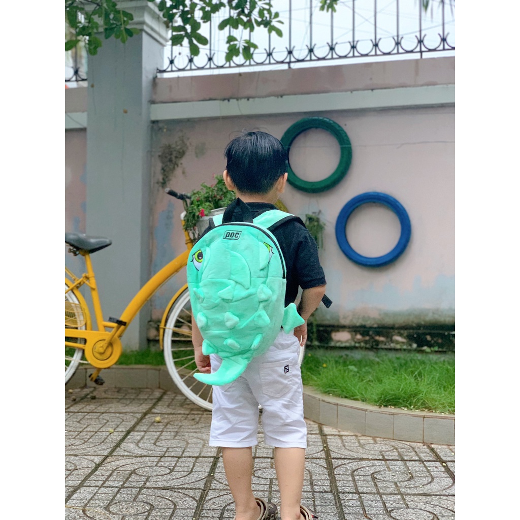 Balo khủng long đủ màu chính hãng vải nhung cao cấp