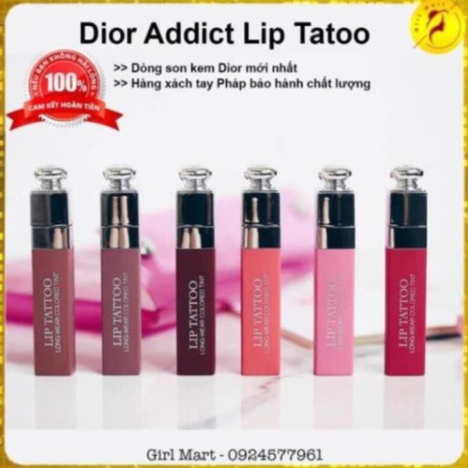 Dior Addict Lip Tattoo chính hãng mới nhất đáng mua nhất mọi thời đại son màu cam đất, cam đỏ, đỏ berry, hồng san hô