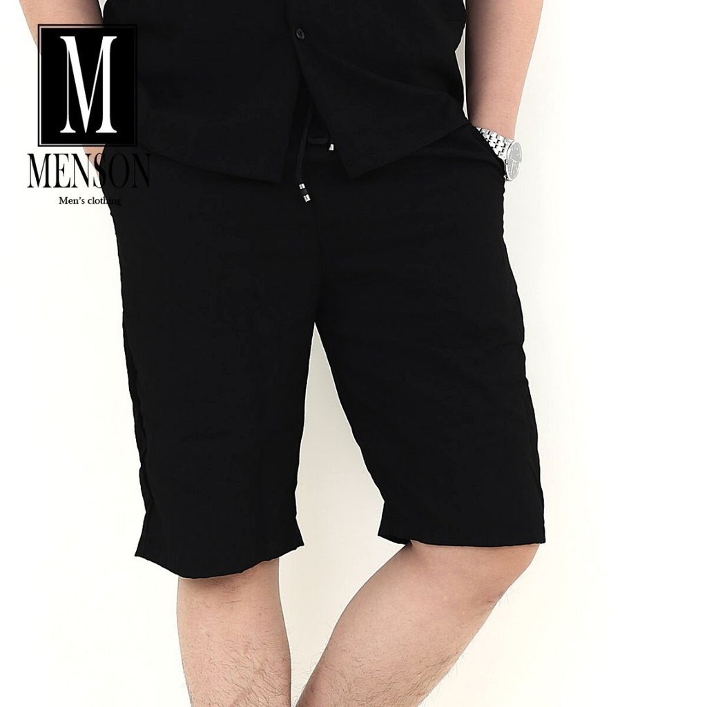 ⭐️HÀNG LOẠI 1⭐️Bộ Đũi Nam Cổ Bẻ Cao Cấp mùa hè - Sét đũi nam chất mát mặc ở nhà, mặc đi chùa - MENSON M322 | BigBuy360 - bigbuy360.vn