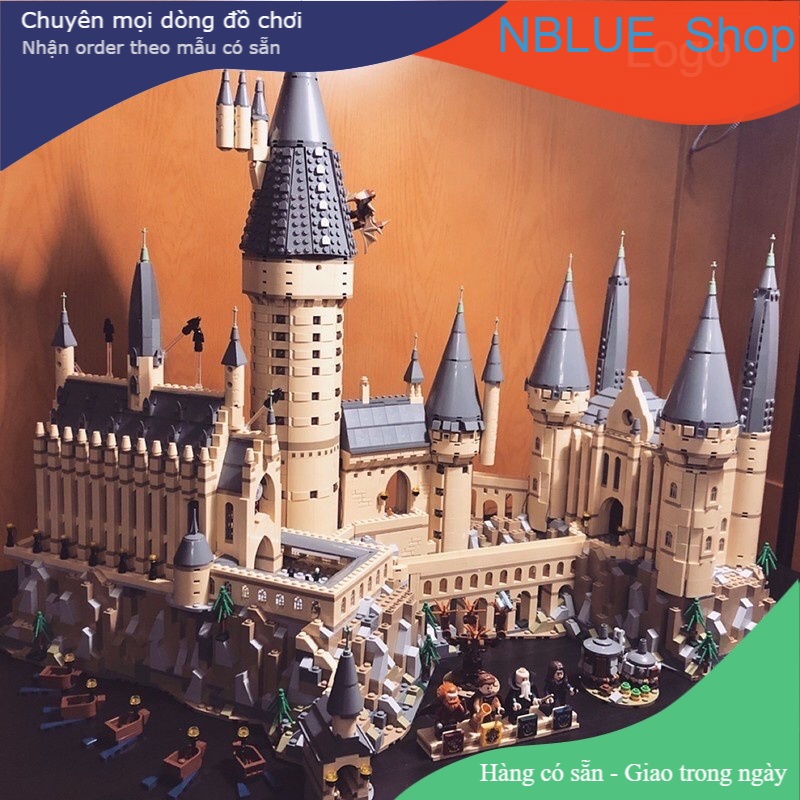 Đồ chơi lắp ráp mô hình Harry Potter lâu đài phù thuỷ Hogwarts bella 11025 lego 6044 mảnh Hogwart NBlue Shop Toys