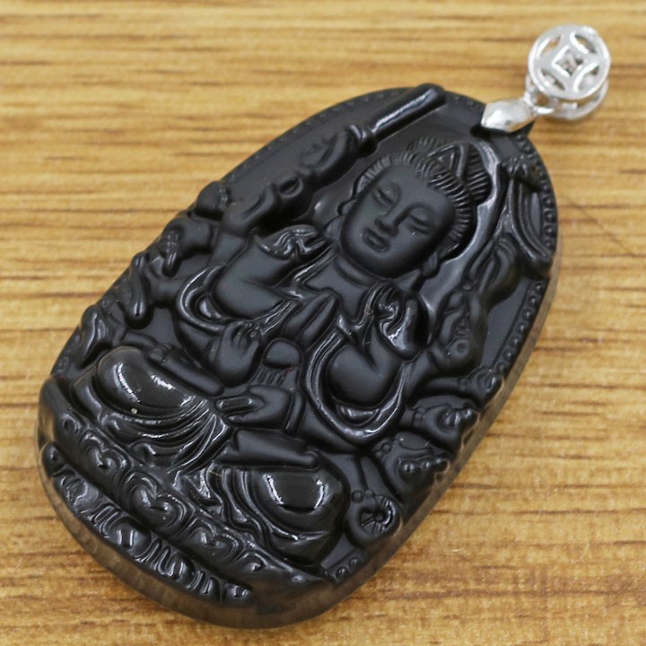 Mặt Phật Thiên Thủ Thiên Nhãn Bồ Tát 4.3 cm đen