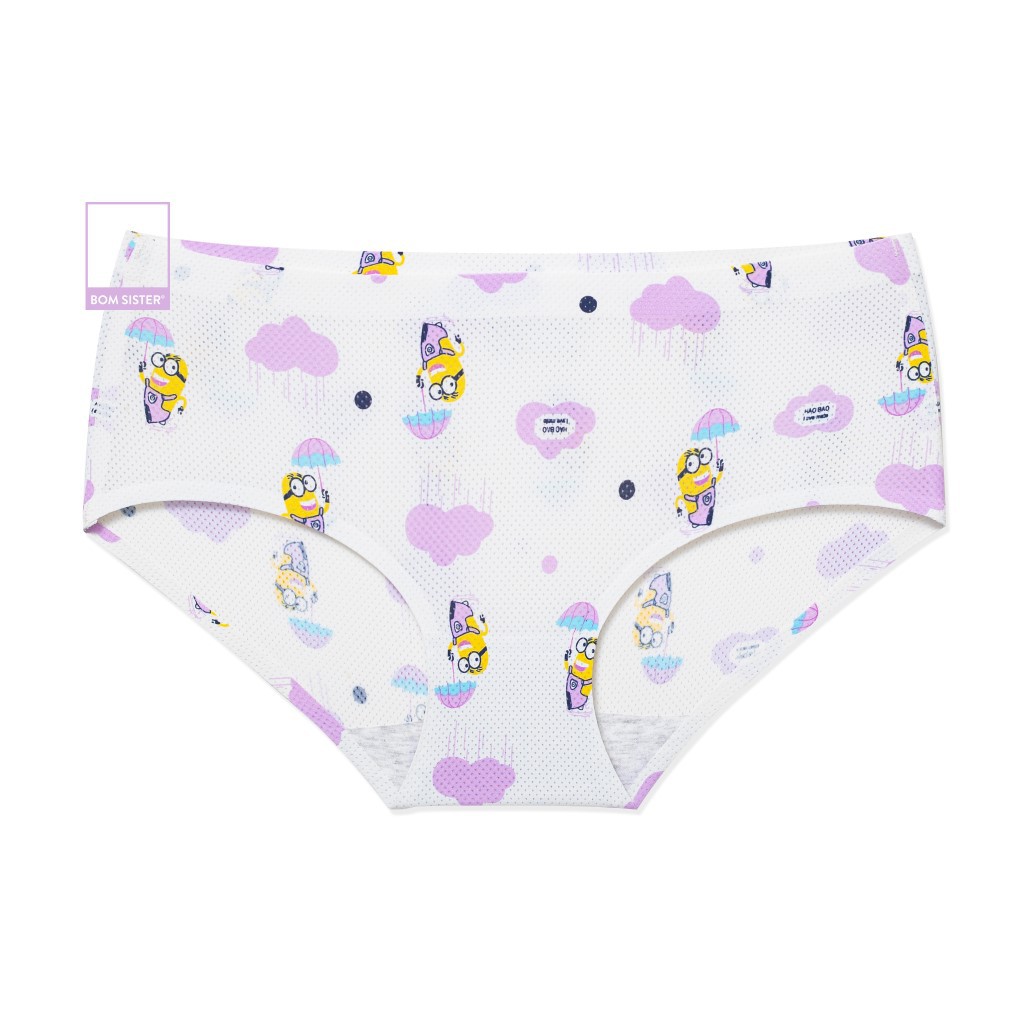 [Mã FAMALLT5 giảm 15% đơn 150k] Quần lót su đúc thông hơi ép viền hoạ tiết dễ thương phần 4 BOM SISTER Q5875 | BigBuy360 - bigbuy360.vn