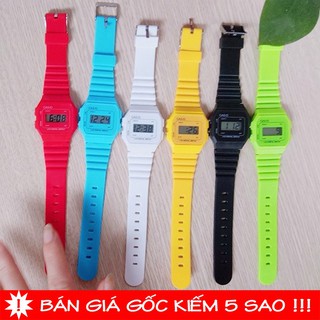 Đồng hồ điện tử unisex sport CQ dây nhựa