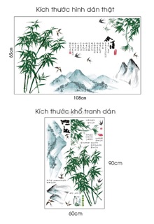 Decal Phong cảnh núi non B070