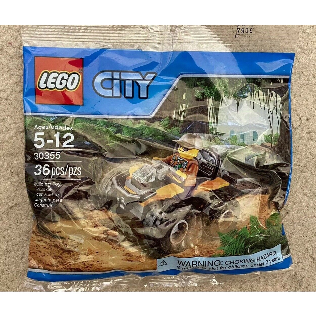 [CÓ SẴN] LEGO 30355 CITY Jungle ATV  - Bộ xếp hình Lego Xe đi rừng 0937Bricks