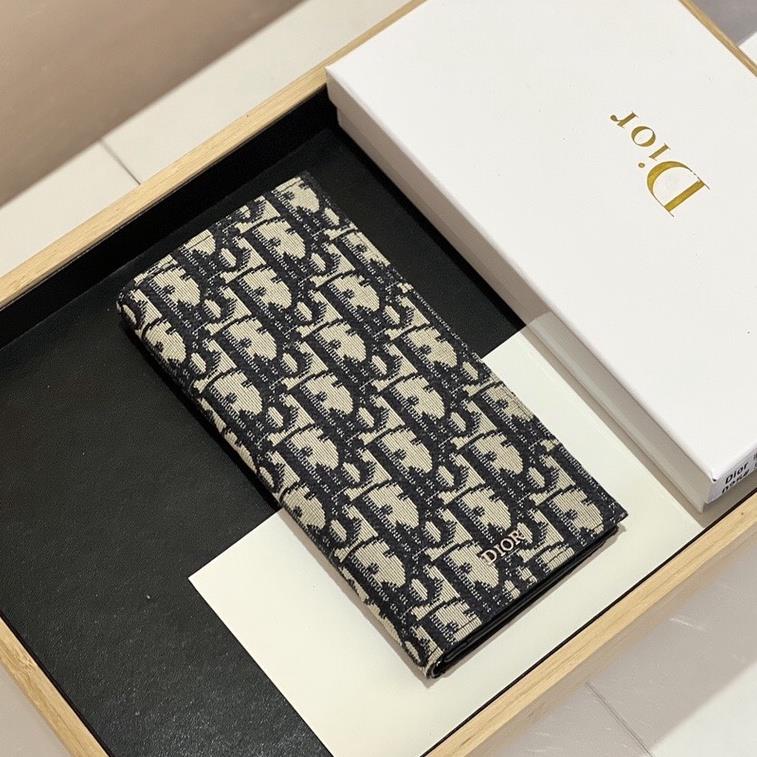 Ví Da Dior Đựng Tiền Xu / Thẻ Thời Trang Cho Nam